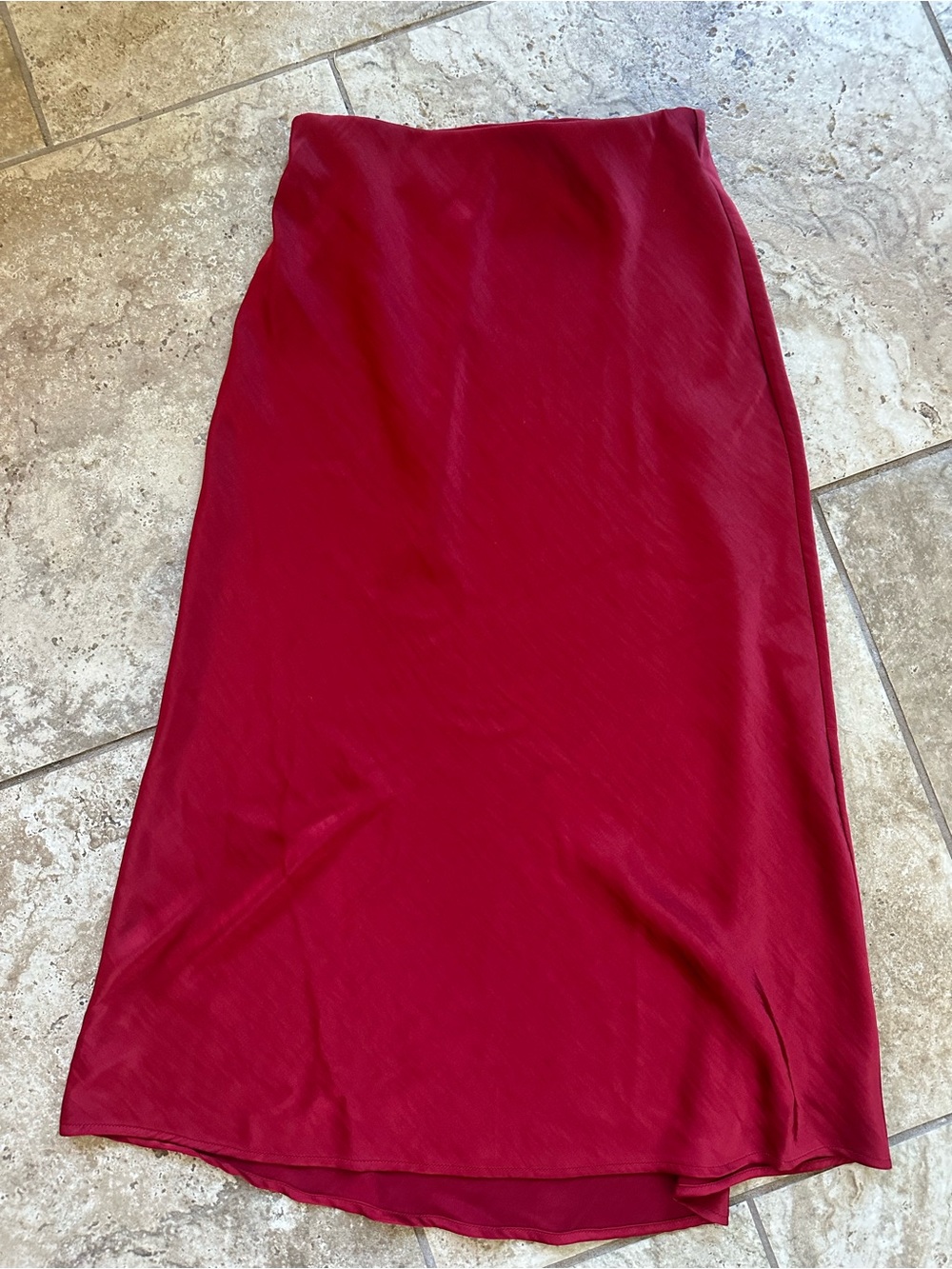 Red Women's Midi Slip Skirt from target